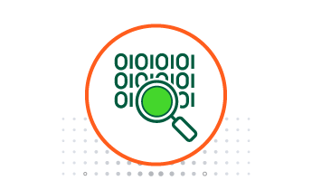 icon of magnifying lens