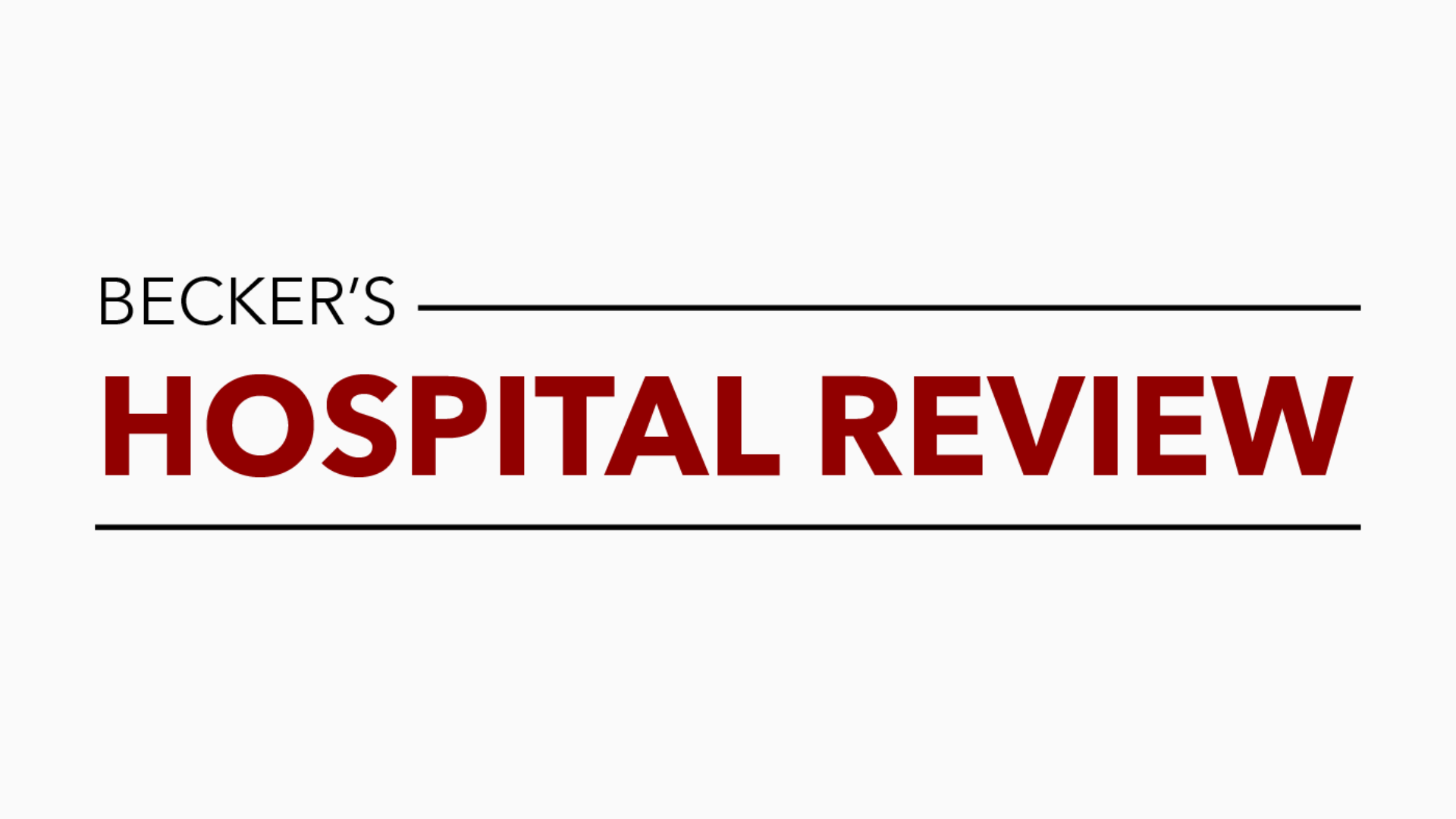 Becker's hospital review graphic